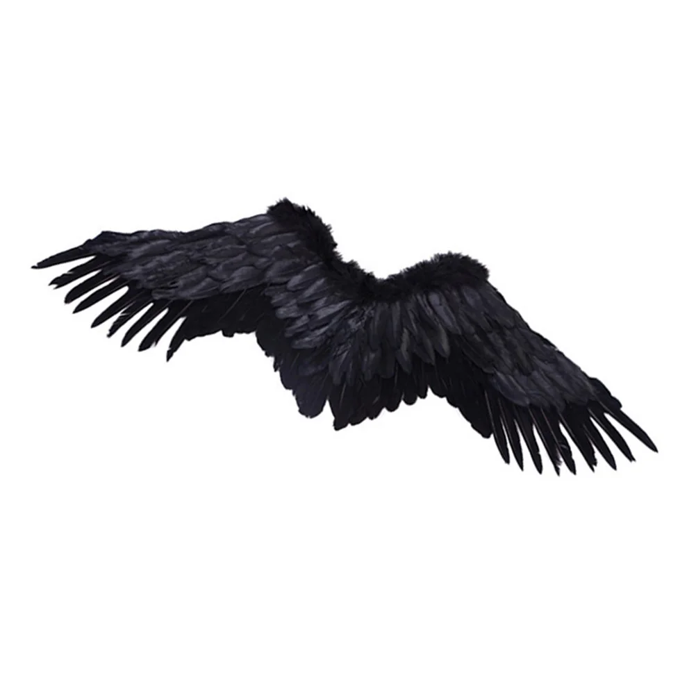 

Angel Devil Costume Wing Medium Black Halloween Accessory For Performance Party Cosplay Role Play Props Wings