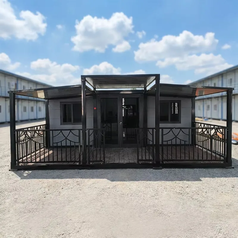 Prefabricated House 40Ft Expandable Container Houses Module Container House Dormitories Offices Quick Installation
