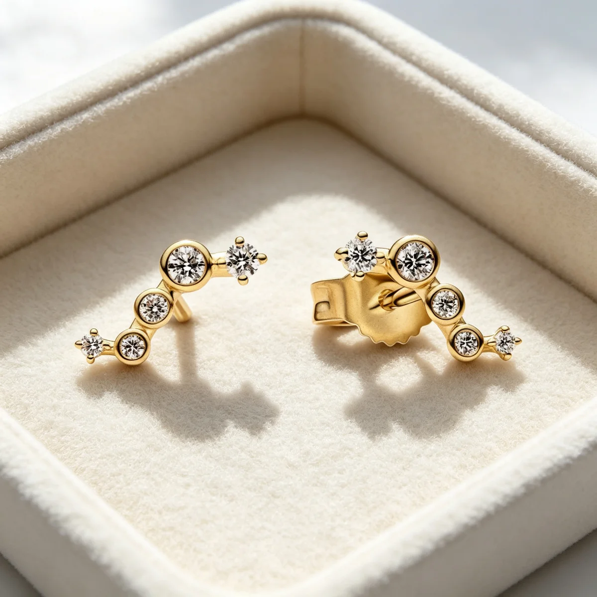 Classic Large Circle Earrings S925 Sterling Silver Zircon Star Flower Earrings Women's Jewelry Birthday Gifts