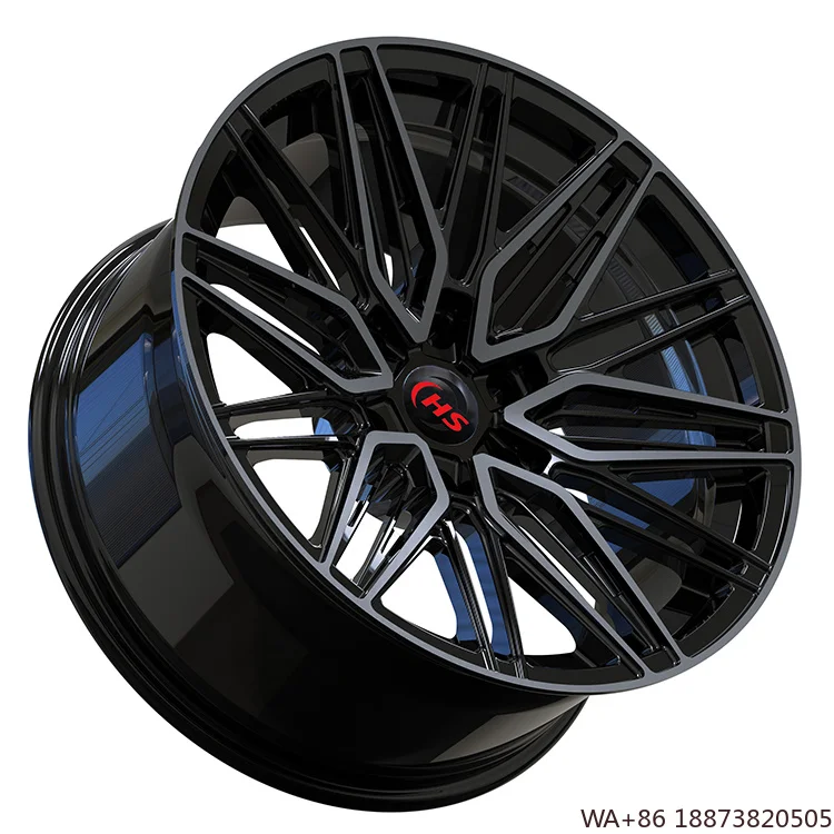 Custom Forged 20x9.5 6x139.7 Deep Concave Machine Face Black Car Forged Wheels Racing Rims for Dodge RAM1500