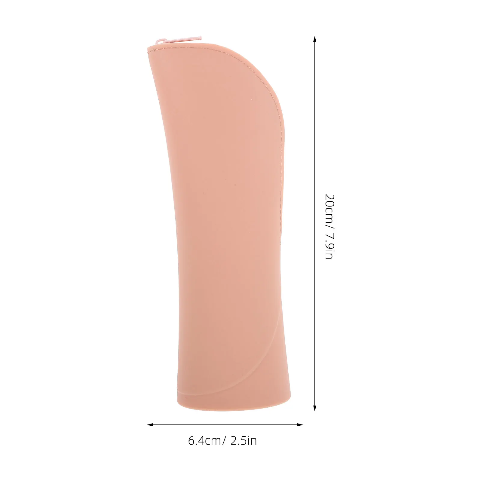 부드러운 실리콘 메이크업 브러쉬 정리 가방, 세로형 수납, 브러쉬, 펜, 아이라이너 보관 가능, 변형 방지, 여행 필수품