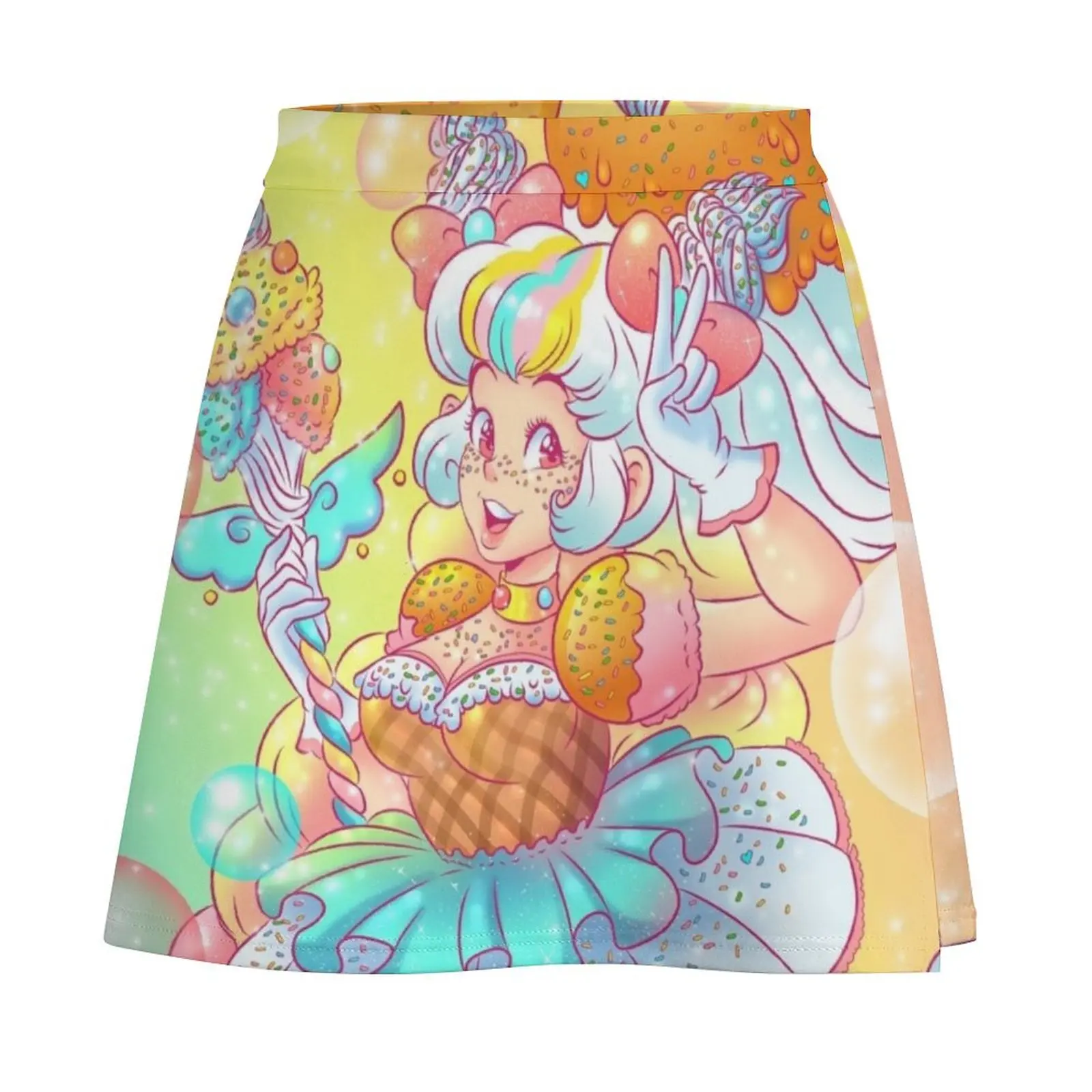 Ice Cream Magical Girl Mini Skirt night club outfits fairy grunge korean ladies summer clothes for woman Mini Skirt