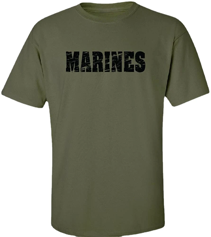 2024 USA Military Green Vintage Marines Logo T-Shirts in Sizes S-5xl oversized t shirt  graphic t shirts  harajuku funny tees