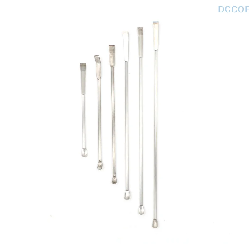 1pc Stainless Steel Lab Micro Spatula Medicine Spoon Scoop Shovel Pharmacy