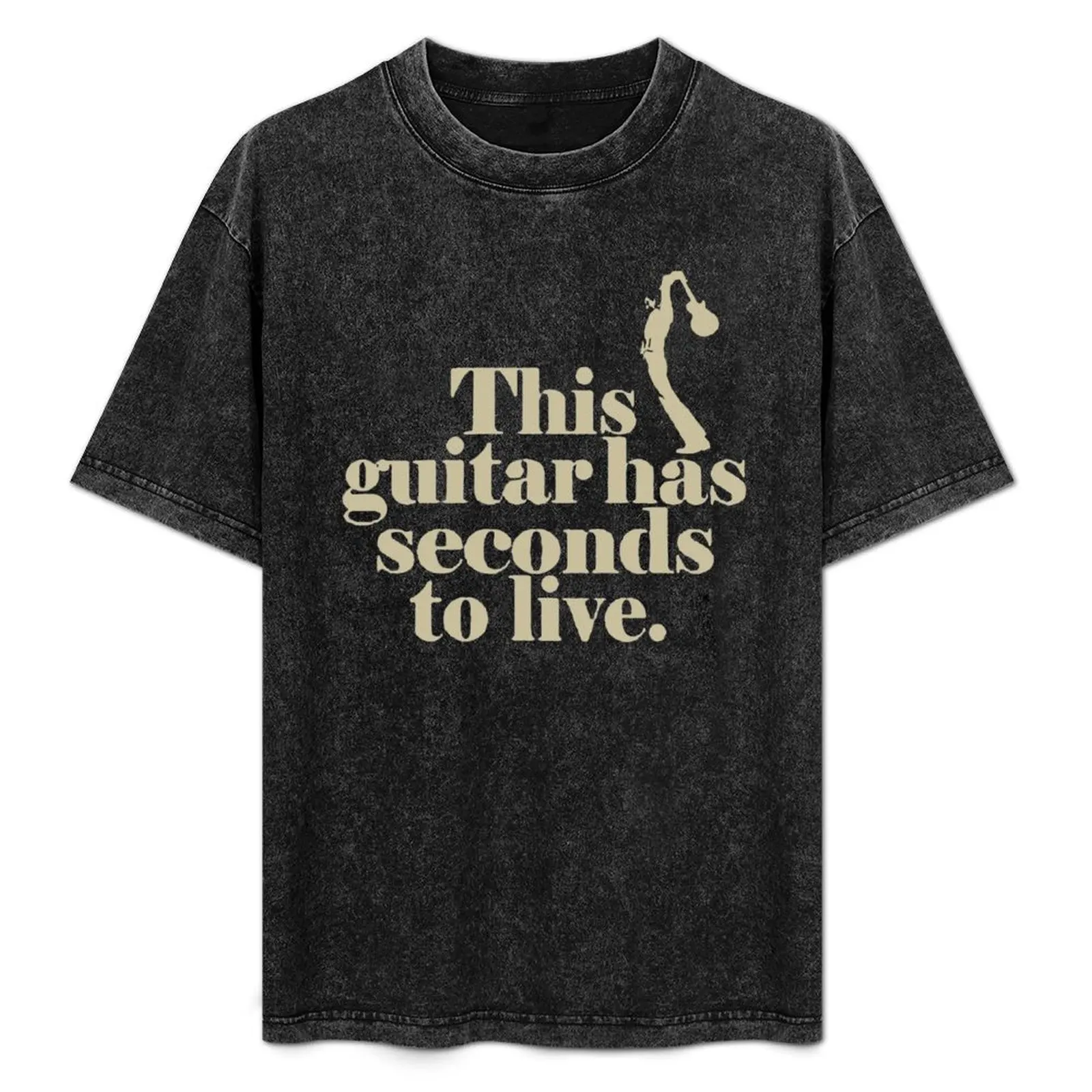

This guitar has seconds to live T-Shirt Big and Tall Gym T-Shirt