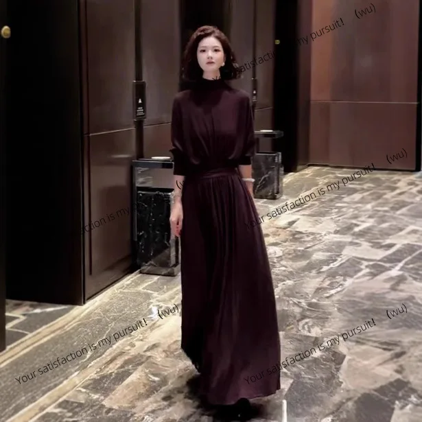 ZOCI-Herbst, lila Anzugrock, ein Set, Temperament, hoher Sinn, modisch