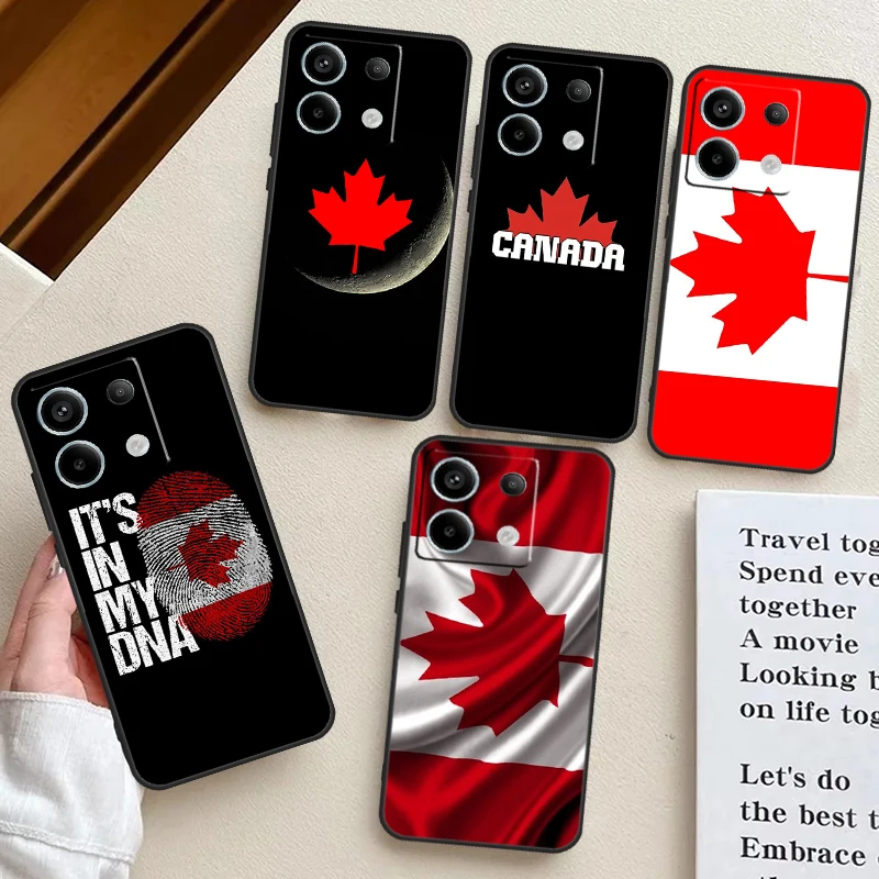 Canada Canadian Flag Case For Redmi Note 12 9 10 11 13 Pro Plus 9S 10S 11S 12S Cover For Redmi 12 10C 12C 13C