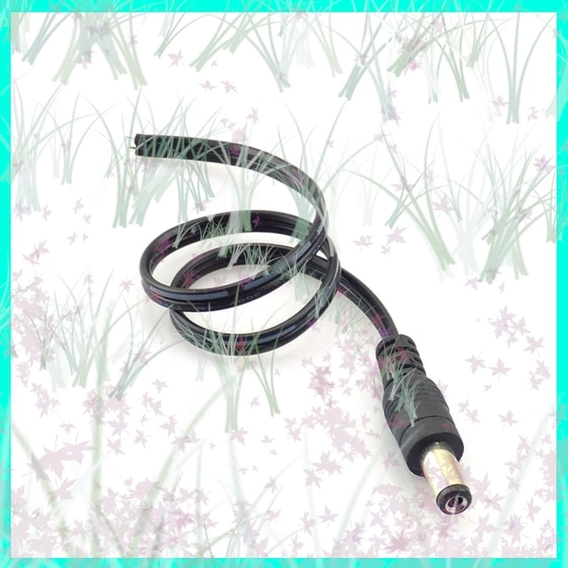 1/2/5/10pcs 12v DC Male Connectors Plug 5.5*2.1mm Power Supply Extension Cable Cord Wire for CCTV Camera LED Strip Light E3