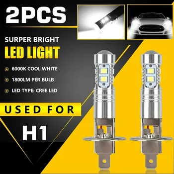 2 pçs h1 led luzes do carro h3 880 881 led xenon branco quatro tipos de luz lâmpadas atuo para lâmpadas do farol do carro 12v iluminação lâmpadas nevoeiro