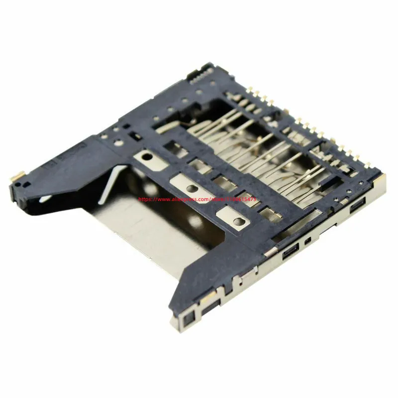 SD 메모리 카드 슬롯 리더 조립 카메라 교체 예비 부품, 니콘 D7500 D5500 D5600 용 정품 신제품