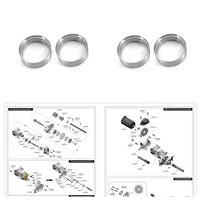 RGT Spare Parts P860067 Alloy Wheel Weight Set (132g) For EX86170 EX86120 EX86181 RTR 1/10 RC Electric Remote Control Model Car