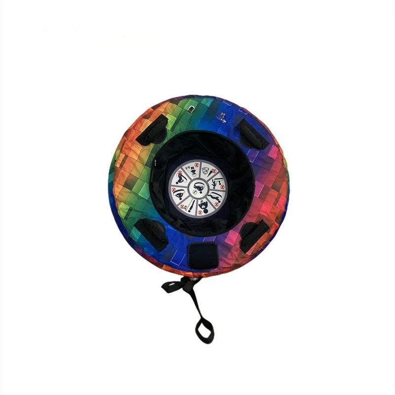 

Ski Circle Colorful Slide Outdoor Dry Hard Bottom Ski Skiing Grass