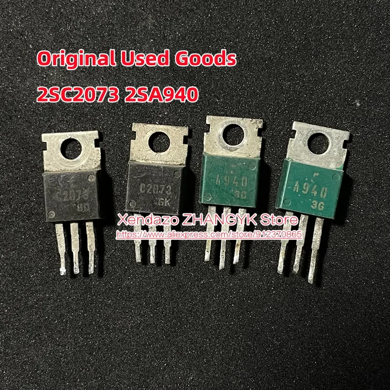 10pairs/lot Original A940 C2073 2SA940 2SC2073 TO-220