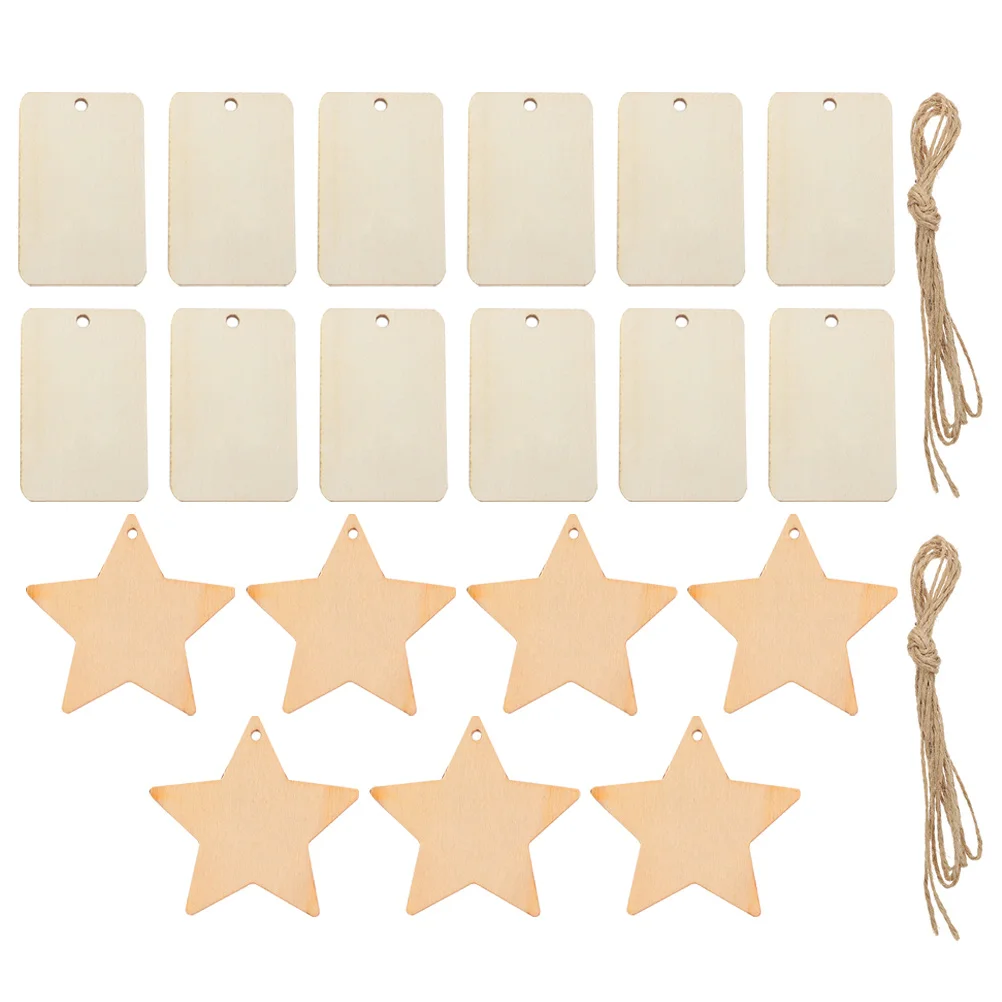 

100Sets Geometric Graffiti Wood Chips Creative DIY Decoration Hand-Painted Unfinished Wooden Graffiti Slices for School Art