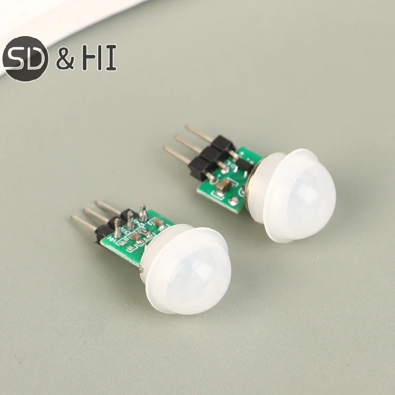 HC-SR312 미니 IR 초전기 적외선 PIR 모션 휴먼 센서, 자동 감지기 모듈, AM312 센서, DC 2.7 ~ 12V, 1PC