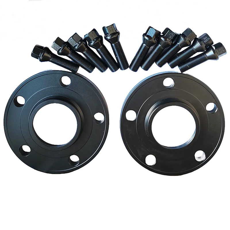 2개 10MM/15MM/20mm 5x112 66.6 휠 스페이서 BMW G26 2023용 | 10개 14x1.25 콘형 볼트 썸네일 3