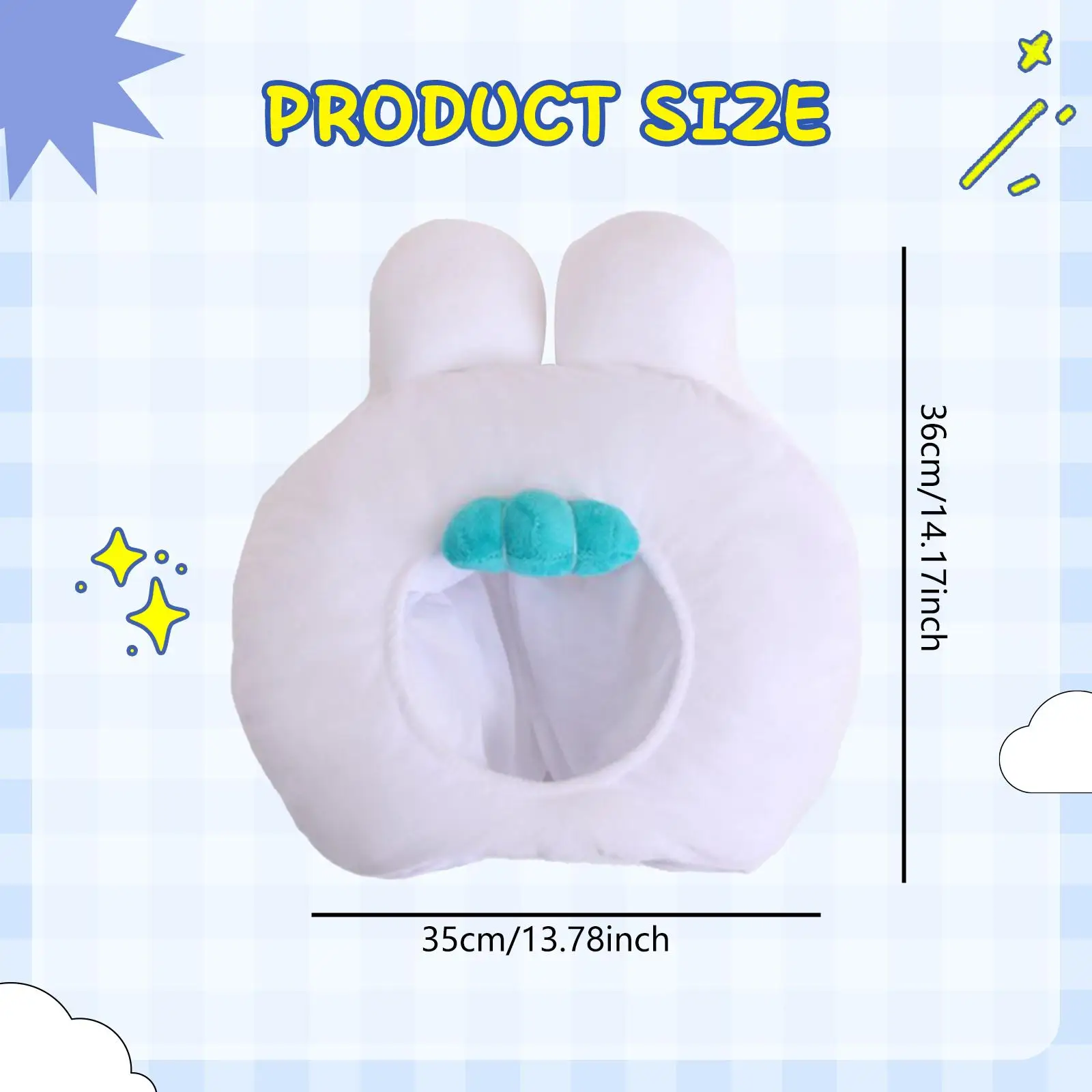 Bunny Cosplay Headgear Hat for Girls Women Costume Accessory for New Year