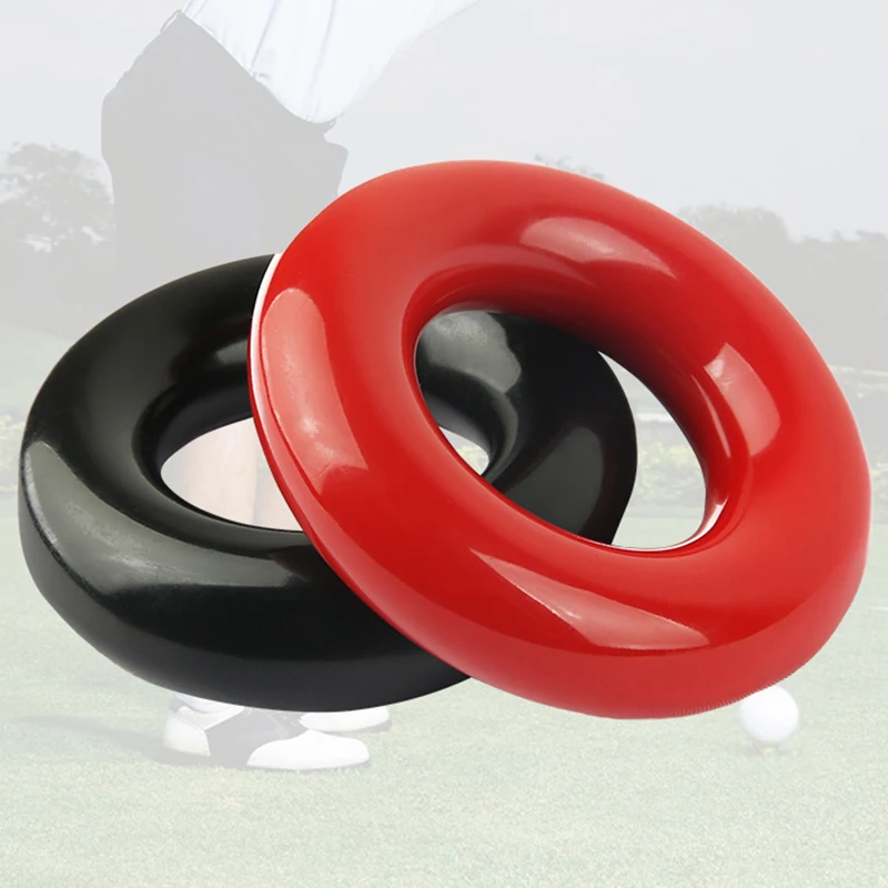 Golf Swing Trainer Weighted Ring , Golf Practice Aid for Swing Speed & Tempo, Heavy Golf Club Weight Attachment for Men Women