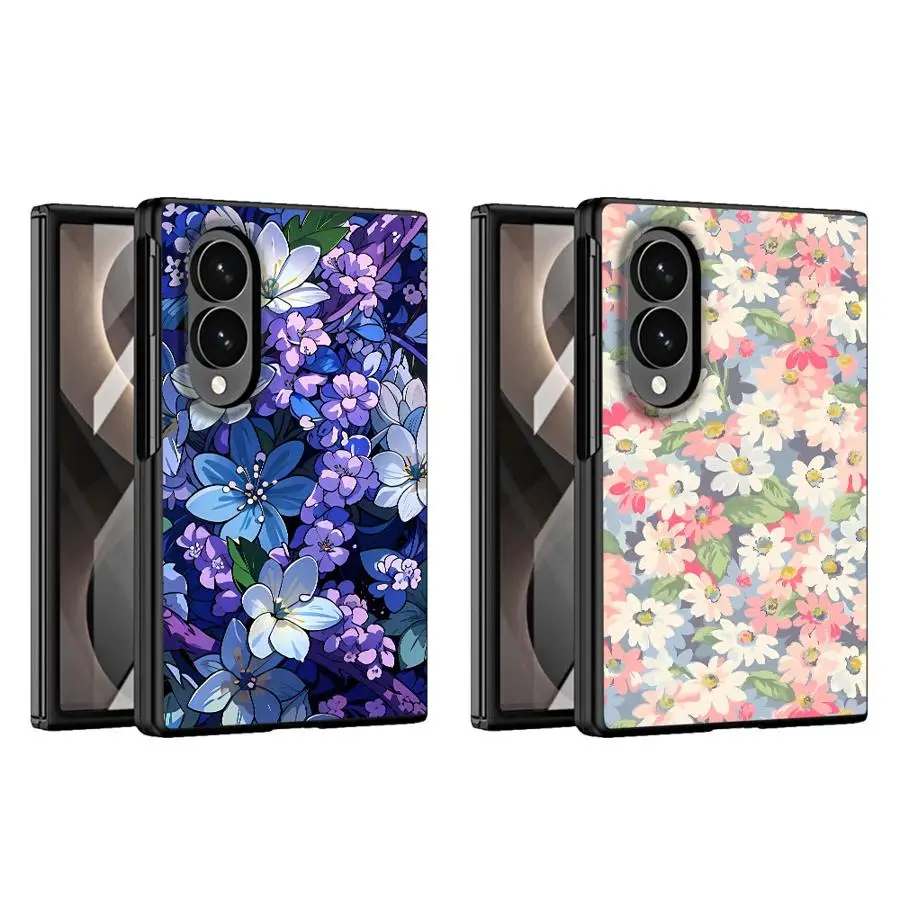 Flower Art Case for Samsung Galaxy ZFold8 Z Fold8 Wide Z Fold 8 ZFold Wide Phone Cover