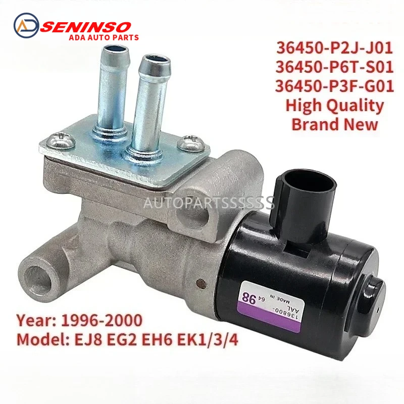 

36450P3FG01 36450P2JJ01 New 36450-P3F-G01 36450-P2J-J01 Idle Air Control Valve For Civic EK 1996-2000 D16 1382000480 36450P28A01