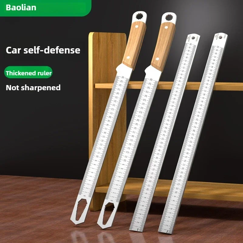 Precision Portable Stainless Steel Metal Straight Ruler Double Sided Metric Measuring Tool Scale - Accurate Ruler Accessories