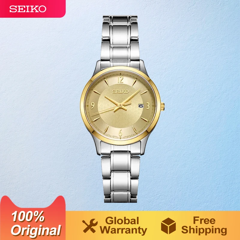 

SEIKO Watch for women Japanese Stainless Steel Fashion Leisure waterproof Ladies watches