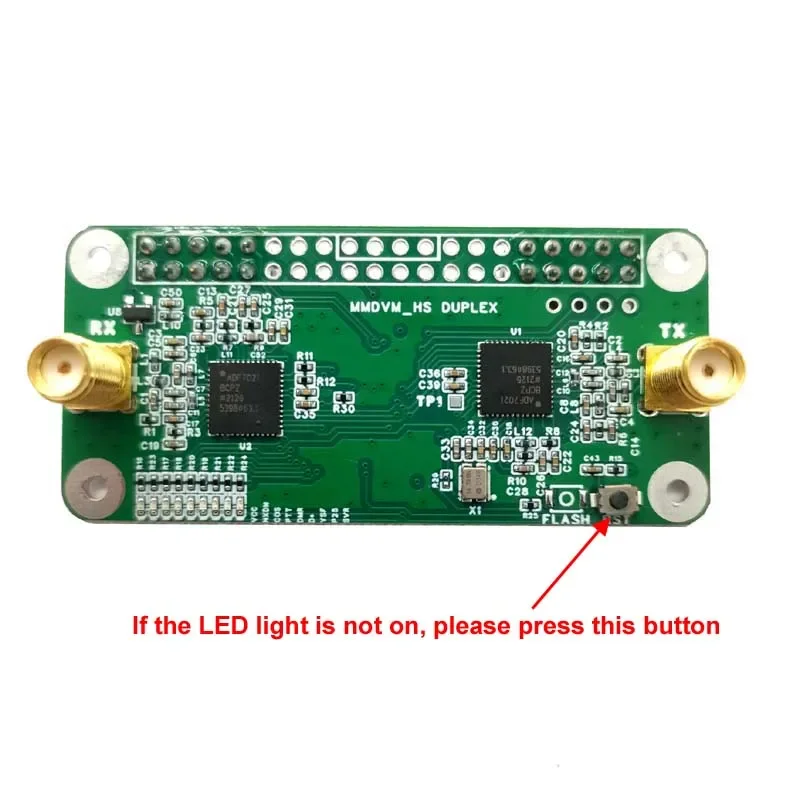 Ultima versione MMDVM HS Dual Duplex Hotspot Board con 2 antenne supporto P25 DMR YSF NXDN per Raspberry pi Pistar Ostar