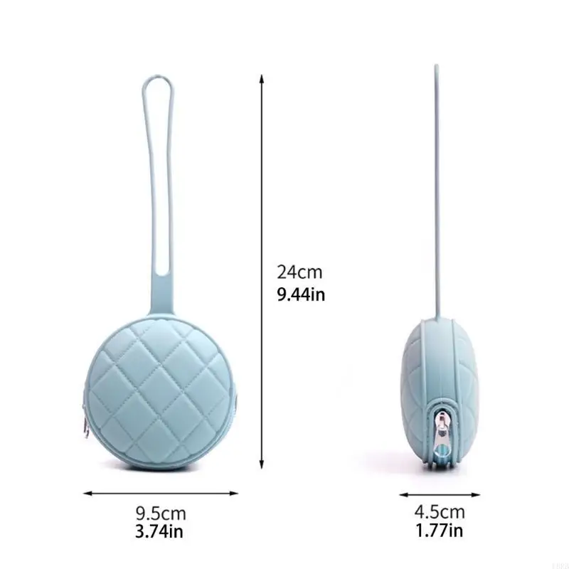 Pacifier Holder Pacifier Case Set for Boys & Girls Silicone Pacifier Holder Case L8RB