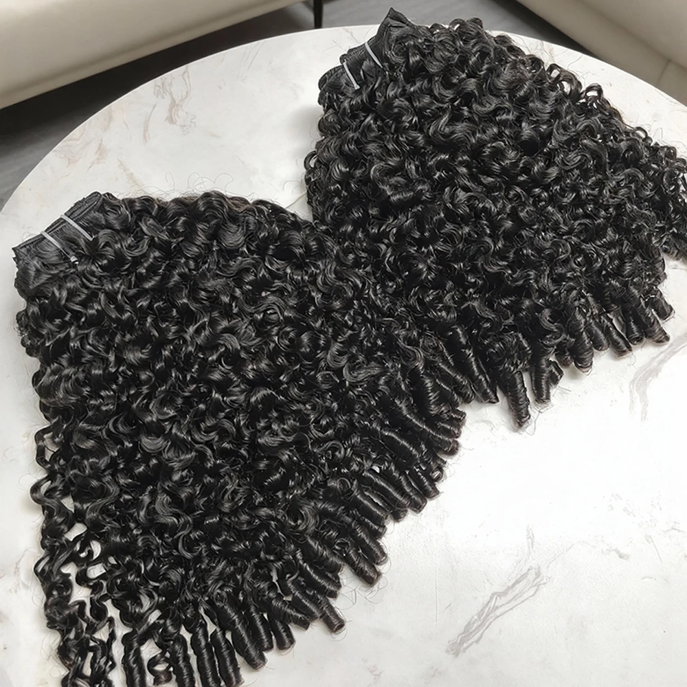 

Эластичные кудрявые пучки волос из Бирмы, 100% натуральные человеческие волосы, качество 3A 4C, необработанные пучки волос, вьетнамские пряди для наращивания, выгодные предложения