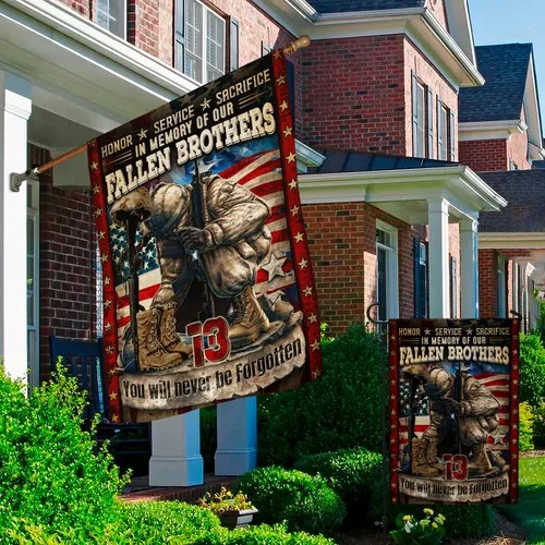 Honor Service Sacrifice In Memory Of Our Fallen Brothers Graden Flag UUI GGX