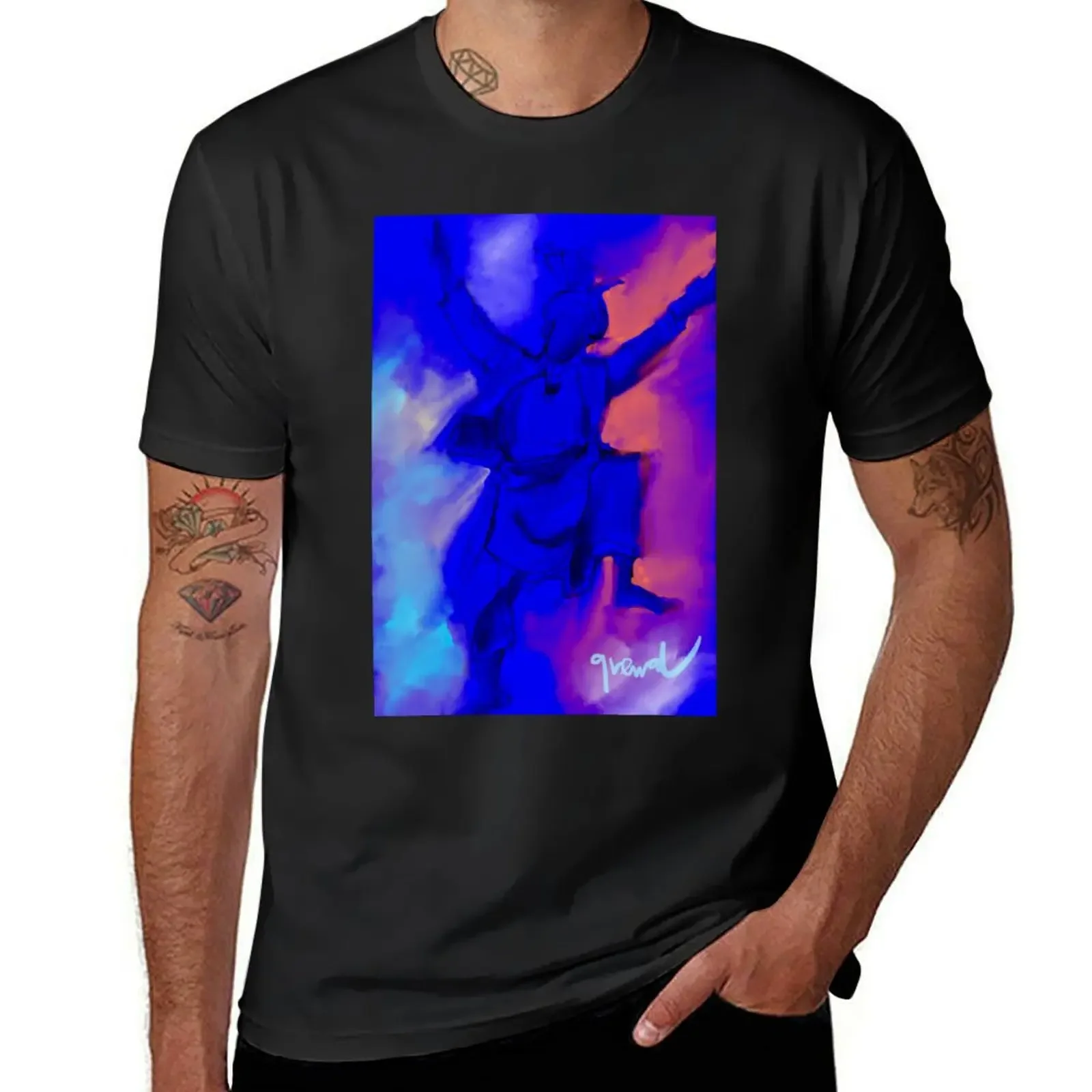 Bhangra dancer T-Shirt blanks anime quick-drying mens clothes