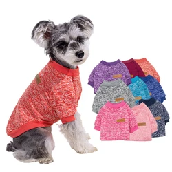 Ropa cálida de invierno para perros pequeños, sudadera de Bulldog Francés, chaleco para cachorros y gatos, abrigo de Pug, jersey clásico para mascotas, ropa