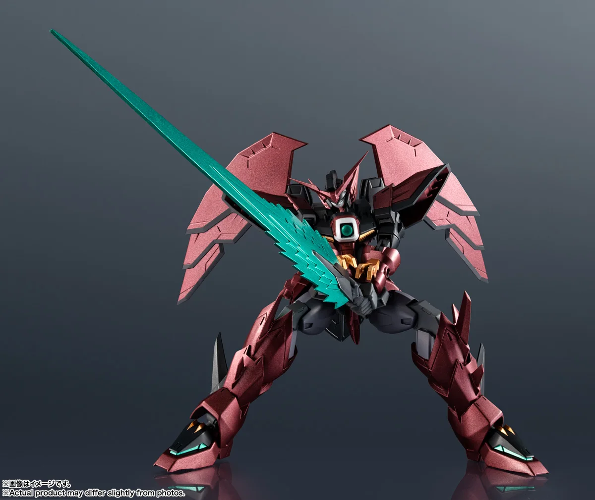 Modelo Original genuino BANDAI Gundam Universe Gundam Wing 16cm Oz-13ms Gundam Epyon decoración de modelos coleccionables