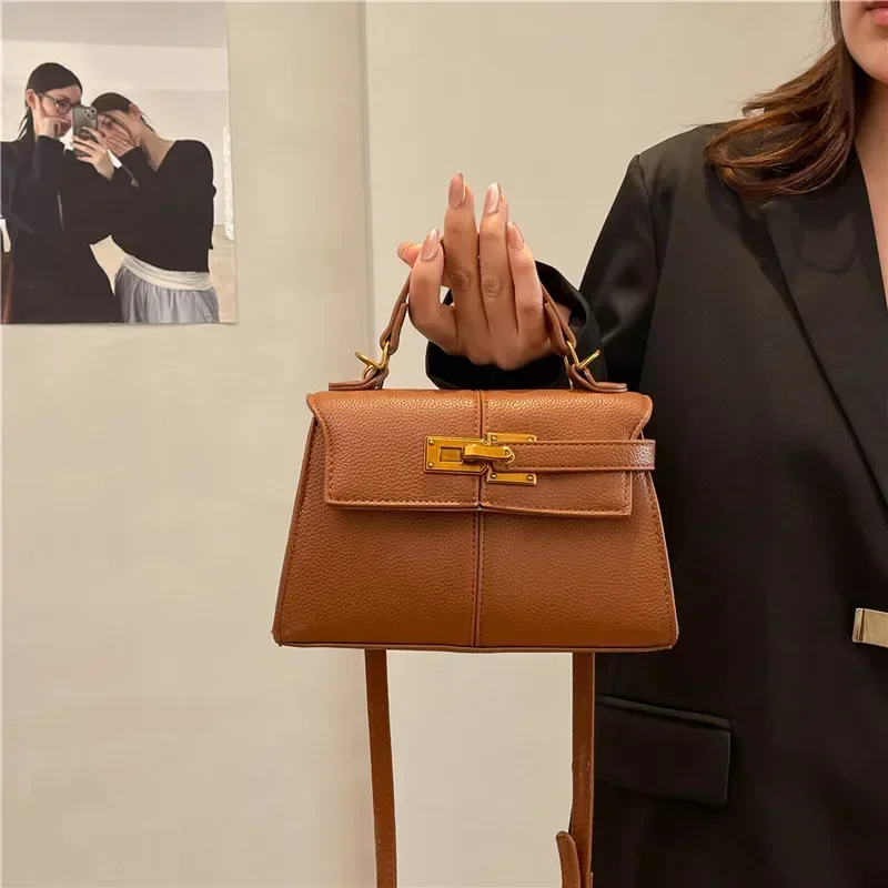 

Women's Luxury Leather Stylish Classic Fashion Designer Bag Elegant Shoulder Crossbody Tote Handbag For Daily Commuting