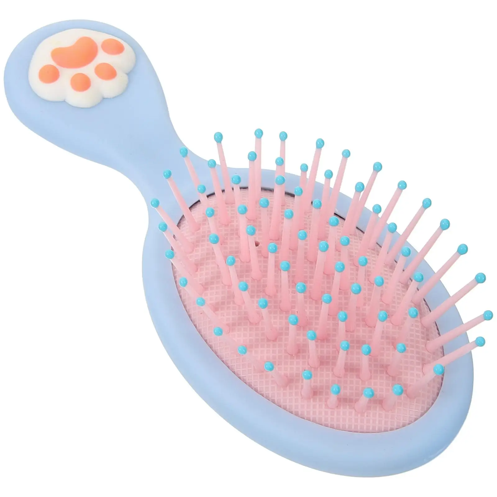 

Cushion Comb Hair Brush Claw Design Thick Hair Detangler Soft Bristles Curly Travel Wet Small Portable Toddler