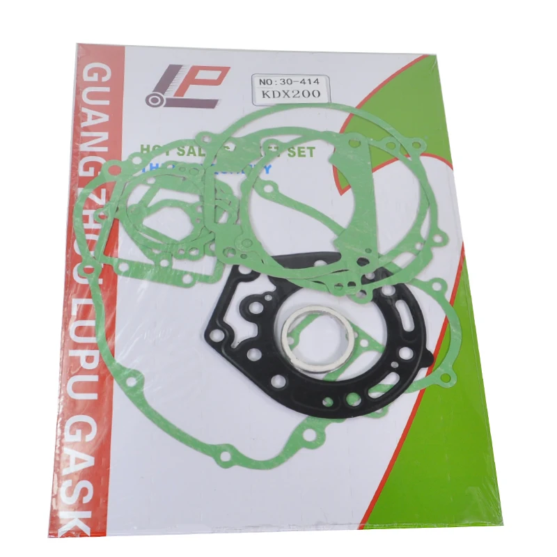 Motorcycle Engine Crankcase Clutch Cover Cylinder Gasket Kits Set For Kawasaki KDX200 KDX 200 1995-2006