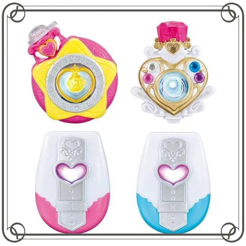 

Pretty Cure Transformer Shaped Luminous Ornament Gashapon Action Figure Model Toys