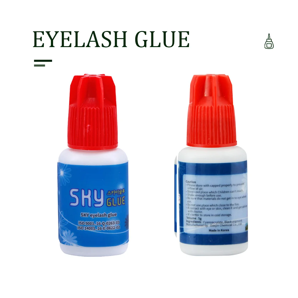 Quickily Drying Eyslash Glue No Stimulation Waterproof Eyelashes Extension Glue 45 Days Lasting Firm Lash Glue Makeup Tools