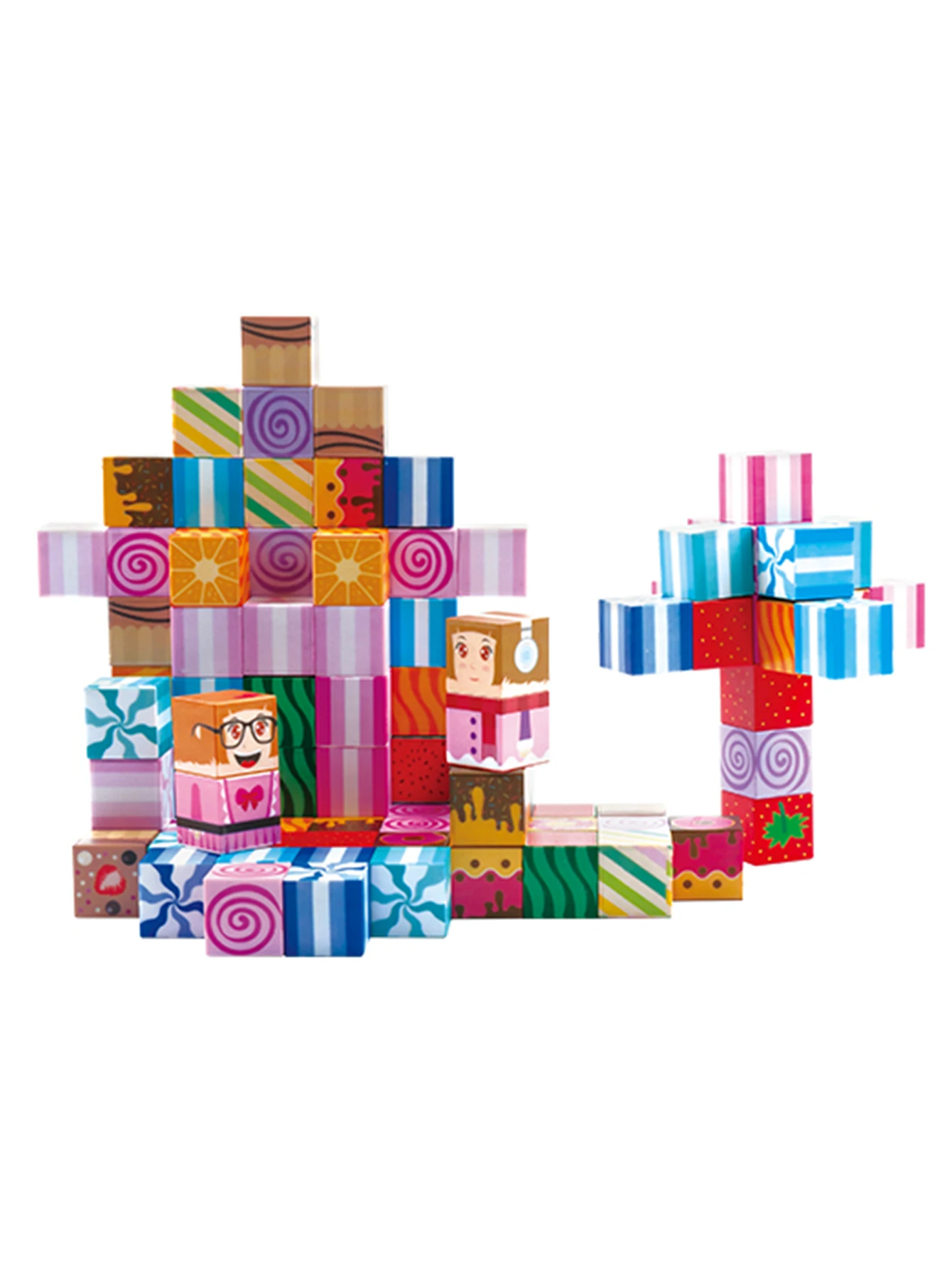 ของเล่นตัวต่อแม่เหล็ก, ของเล่นมอนเตสซอรี่, ลูกบาศก์แม่เหล็ก, ของเล่นแม่เหล็กเสริมพัฒนาการสำหรับการศึกษา STEM ระดับก่อนวัยเรียน