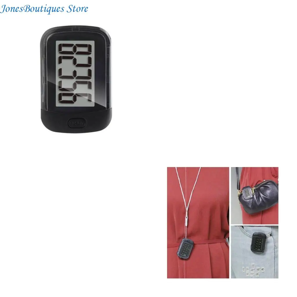 

3D Pedometer Step Counting Pedometer for Everyday with Error Prevention Features W8KE