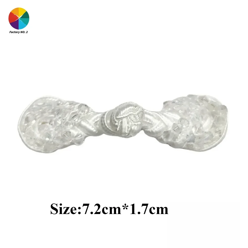 Clothing Accessories Handmade Beads Three-wheel Four-wheel Buttons Small Fragrant Pearl Buttons Cheongsam Buckles