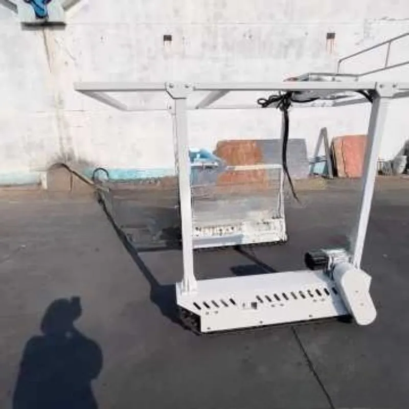 Walking gantry tea picking machine agricultural tea tree automatic frame type electric remote control crawler chassis equipment