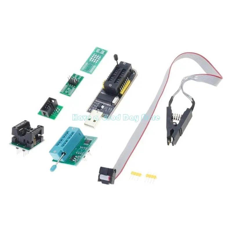 462D Portable CH341B IC Programmer Set with High Compatibility for Various Chip Types and Easy Operation
