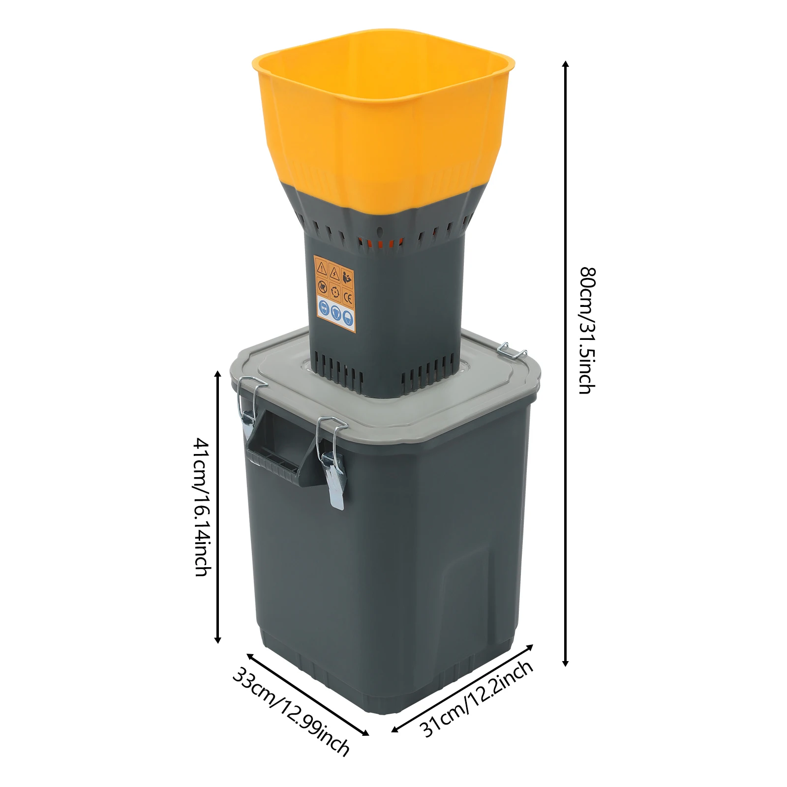 NONE 30/45/55L Elektrische Getreidemühle 1000/1300W Mais Getreide Weizen Schleifmaschine, 5 Siebe, Gewürzzufuhr Schleifwerkzeug 19000 U/min 3