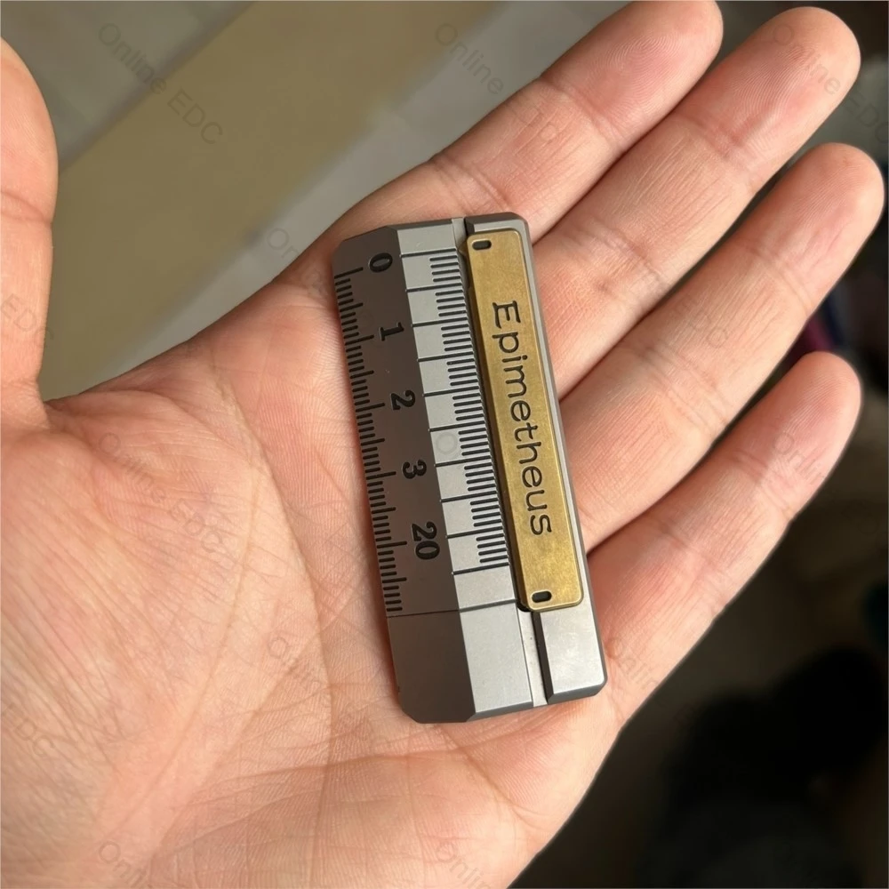 ألعاب EDC المستخدمة WANWUEDC & ROGUE مسطرة دفع ميكانيكية أدوات EDC لعبة تخفيف التوتر