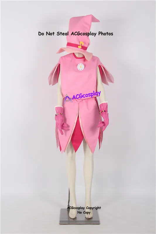 Doremi Harukaze Vector Cosplay Costume with Big Hat and Beads Ornaments