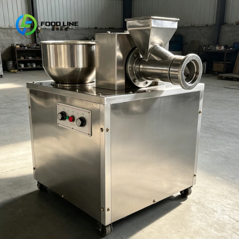 Electric Automatic Dough Kneading Pasta Maker Multi-Mold Extruder Machine Producing Macaroni,Hollow Tube Noodles&Spaghetti