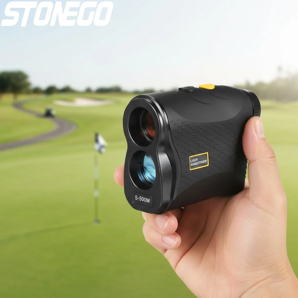 

Golf Rangefinder with Flag Lock Tech 500M Laser Distance Meter Speed Tester for Golfing Hunting Camping Hiking Outdoor Sports
