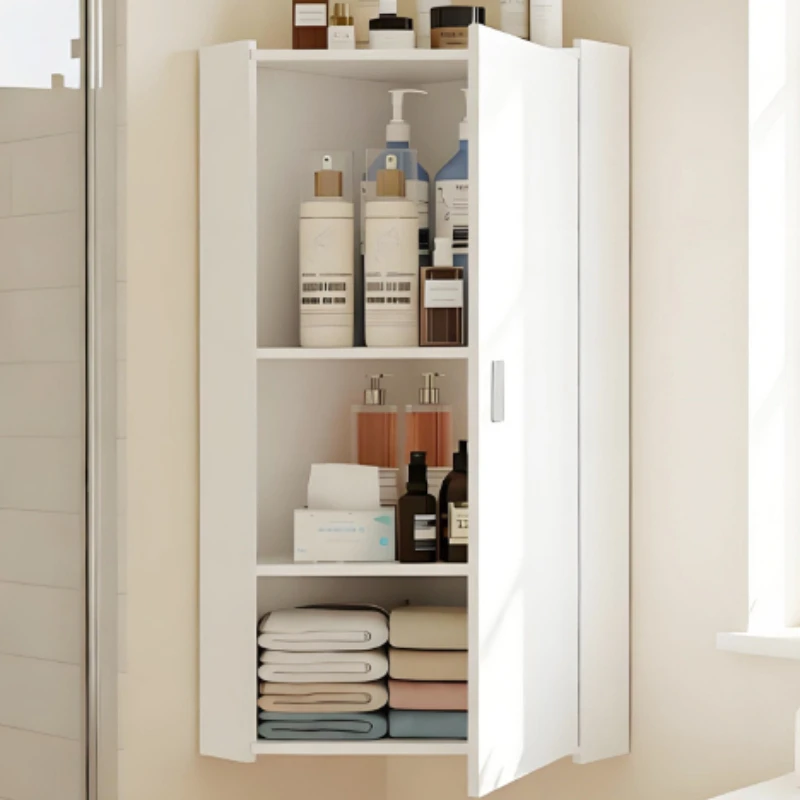 PVC Waterproof Bathroom Shelves Strong Load Bearing Wall Shelf Rust Proof Bathroom Accessories Durable Shower Organiser Home