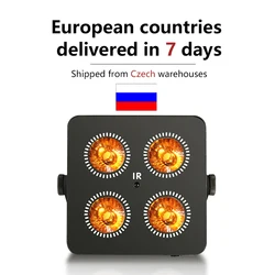 4x18W Led RGBWA UV 6IN1 Color Battery Wireless 2.4G Wireless DMX Led Par Light Mini Battery Party Light